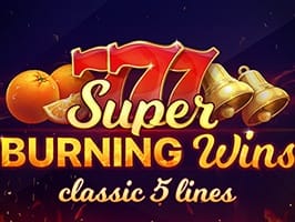 Super Burning Wins classic 5 lines screenshot